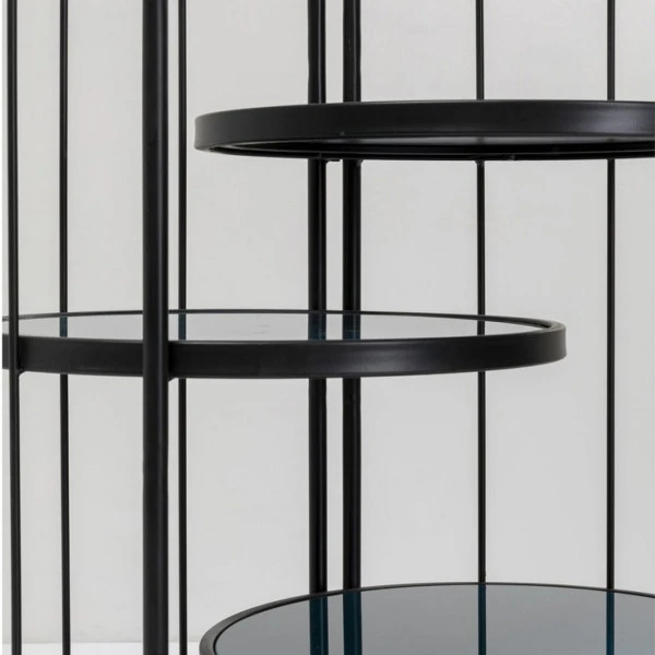 Ronde Stellingkast Zwart 8 Ronde Stellingkast Zwart - Afbeelding 6