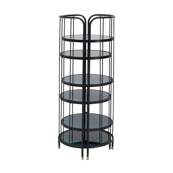 Ronde Stellingkast Zwart 6 Ronde Stellingkast Zwart - Afbeelding 4