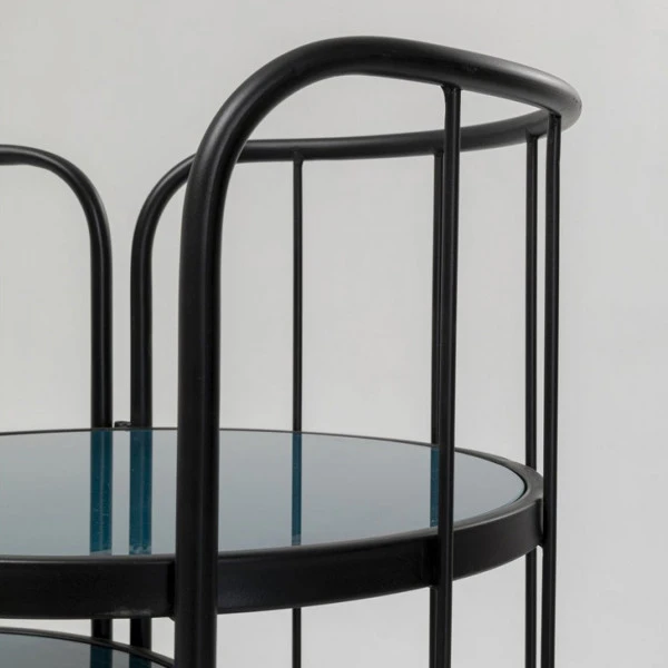 Ronde Stellingkast Zwart 7 Ronde Stellingkast Zwart - Afbeelding 5