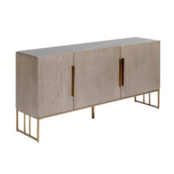 Design Dressoir Marmer En Koper -BEPUREHOME Winkel kare design cesaro design dressoir met marmer en koper 02