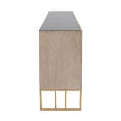 Design Dressoir Marmer En Koper -BEPUREHOME Winkel kare design cesaro design dressoir met marmer en koper 05