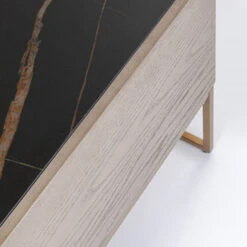 Tv-meubel Marmer, Hout En Koper -BEPUREHOME Winkel kare design cesaro tv meubel marmer hout en koper 09