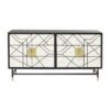 Design Dressoir Zwart-wit Met Goud 2 Design Dressoir Zwart-wit Met Goud -BEPUREHOME Winkel kare design credenza design dressoir zwart wit met goud 01