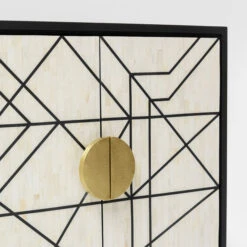 Design Dressoir Zwart-wit Met Goud -BEPUREHOME Winkel kare design credenza design dressoir zwart wit met goud 09