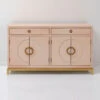 Dressoir Roze Met Goud -BEPUREHOME Winkel kare design disk dressoir roze met goud 01
