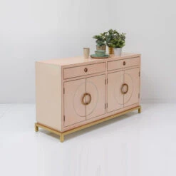 Dressoir Roze Met Goud -BEPUREHOME Winkel kare design disk dressoir roze met goud 06