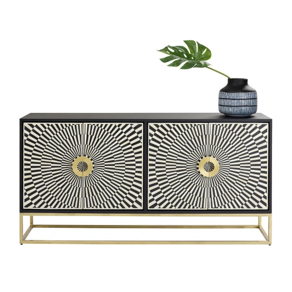 Design Dressoir Zwart Wit 4 Design Dressoir Zwart Wit - Afbeelding 2