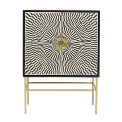 Design Wandkast Zwart-wit