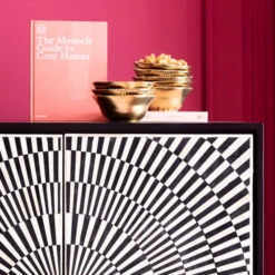 Design Wandkast Zwart-wit -BEPUREHOME Winkel kare design electro design wandkast zwart wit 06