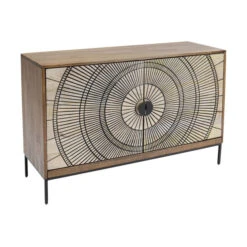 Houten Design Dressoir -BEPUREHOME Winkel kare design eye of tiger houten design dressoir 03