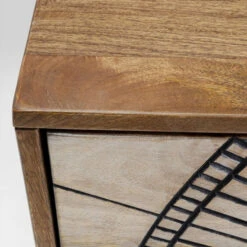 Houten Design Dressoir -BEPUREHOME Winkel kare design eye of tiger houten design dressoir 05