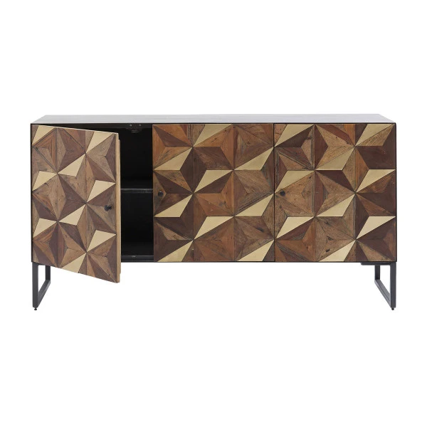 Design Dressoir Hout En Staal 10 Design Dressoir Hout En Staal - Afbeelding 8