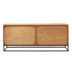 Dressoir Mangohout -BEPUREHOME Winkel kare design jaden dressoir mangohout 08