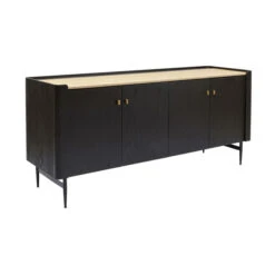 Zwart Design Dressoir 15 Zwart Design Dressoir -BEPUREHOME Winkel kare design milano zwart design dressoir 04