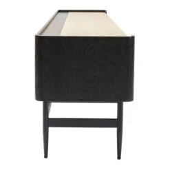 Zwart Design Tv-meubel -BEPUREHOME Winkel kare design milano zwart design tv meubel 01