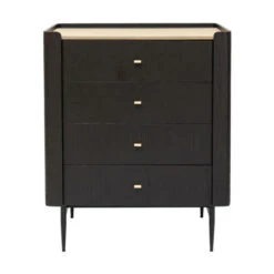 Zwarte Design Ladenkast -BEPUREHOME Winkel kare design milano zwarte design ladenkast 02