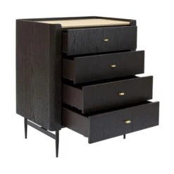 Zwarte Design Ladenkast -BEPUREHOME Winkel kare design milano zwarte design ladenkast 08