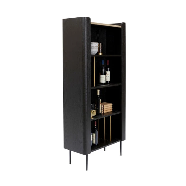 Zwarte Design Vakkenkast 6 Zwarte Design Vakkenkast - Afbeelding 4