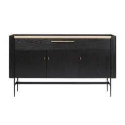 Zwarte Design Wijnkast Dressoir