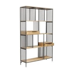 Open Metalen Wandkast -BEPUREHOME Winkel kare design modena open metalen wandkast 06