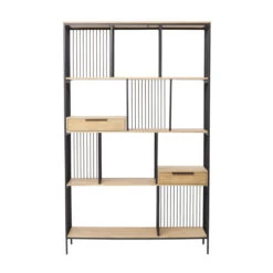 Open Metalen Wandkast -BEPUREHOME Winkel kare design modena open metalen wandkast 07