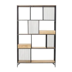 Open Metalen Wandkast -BEPUREHOME Winkel kare design modena open metalen wandkast 09