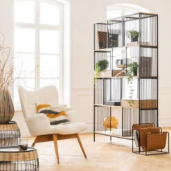 Open Metalen Wandkast -BEPUREHOME Winkel kare design modena open metalen wandkast 11