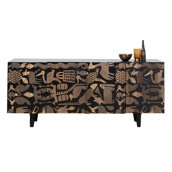 Mangohout Dressoir 5 Mangohout Dressoir - Afbeelding 3