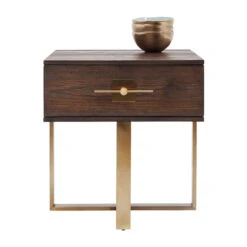 Nachtkastje Hout Met Messing 15 Nachtkastje Hout Met Messing -BEPUREHOME Winkel kare design osaka nachtkastje hout met messing 83875 001 2