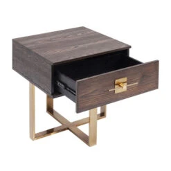 Nachtkastje Hout Met Messing 14 Nachtkastje Hout Met Messing -BEPUREHOME Winkel kare design osaka nachtkastje hout met messing 83875 005 2