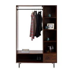 Open Kledingkast Van Sheesham -BEPUREHOME Winkel kare design ravello open kledingkast van sheesham 03