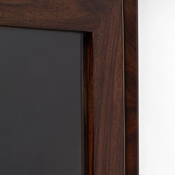 Smalle Vitrinekast Sheeshamhout 10 Smalle Vitrinekast Sheeshamhout - Afbeelding 8