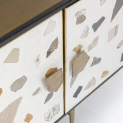 Terrazzo Dressoir -BEPUREHOME Winkel kare design terrazzo terrazzo dressoir 03