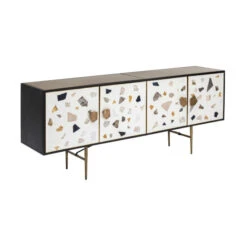 Terrazzo Dressoir -BEPUREHOME Winkel kare design terrazzo terrazzo dressoir 07