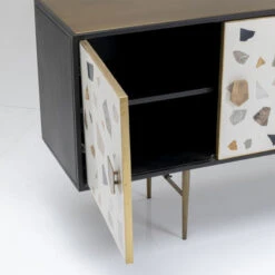 Terrazzo Dressoir -BEPUREHOME Winkel kare design terrazzo terrazzo dressoir 09