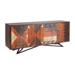 Houten Dressoir Indianen -BEPUREHOME Winkel kare design tomahawk houten dressoir indianen 83370 006
