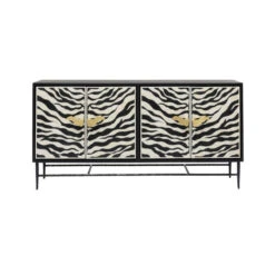 Design Dressoir Zwart Wit Zebra