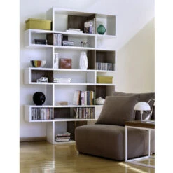 Witte Design Boekenkast 220 Cm -BEPUREHOME Winkel kast tundo amavel 220 wit 04 800x800 1