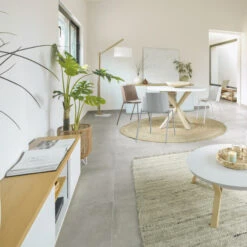 Wit Dressoir Met Eiken Blad -BEPUREHOME Winkel kave home abilen wit dressoir met eiken blad 03