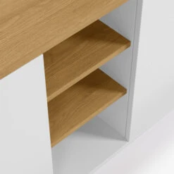 Wit Dressoir Met Eiken Blad -BEPUREHOME Winkel kave home abilen wit dressoir met eiken blad 05