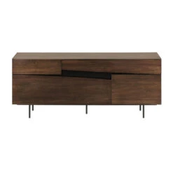 Walnoot Dressoir Modern Design -BEPUREHOME Winkel kave home cutt modern walnoot dressoir 03
