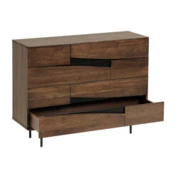 Walnoothouten Ladekast 15 Walnoothouten Ladekast -BEPUREHOME Winkel kave home cutt walnoothouten ladekast 04