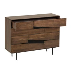 Walnoothouten Ladekast 17 Walnoothouten Ladekast -BEPUREHOME Winkel kave home cutt walnoothouten ladekast 05