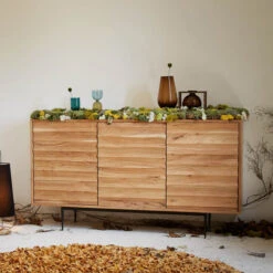 Design Dressoir Massief Hout -BEPUREHOME Winkel kave home delsie dressoir van licht hout 01 1 1