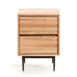 Nachtkastje Van Licht Hout -BEPUREHOME Winkel kave home delsie nachtkastje van licht hout 02