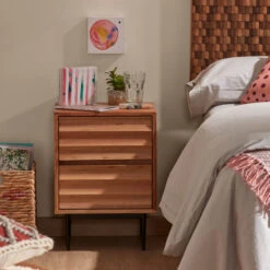 Nachtkastje Van Licht Hout -BEPUREHOME Winkel kave home delsie nachtkastje van licht hout 02 1