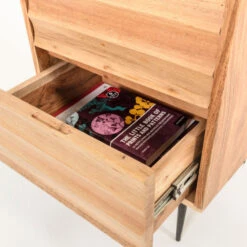 Nachtkastje Van Licht Hout -BEPUREHOME Winkel kave home delsie nachtkastje van licht hout 03