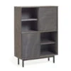 Wandkast Grijs Acaciahout 2 Wandkast Grijs Acaciahout -BEPUREHOME Winkel kave home indiann wandkast grijs acaciahout 01