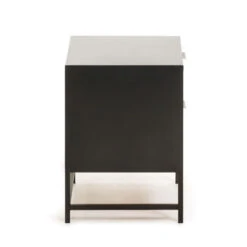 Zwart Nachtkastje Met Webbing -BEPUREHOME Winkel kave home kyoko zwart nachtkastje met webbing 03