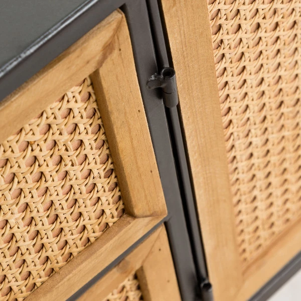 Zwart Tv-meubel Met Webbing 9 Zwart Tv-meubel Met Webbing - Afbeelding 7